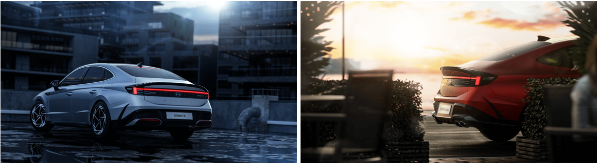 신형-쏘나타-뒷모습