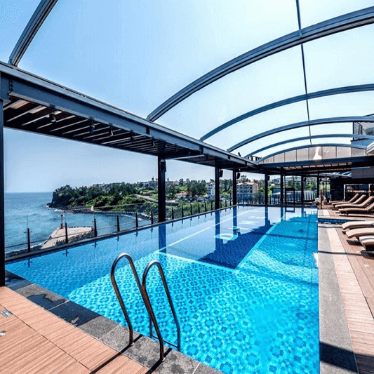 다인 오세아노 호텔 야외 수영장 전경 사진