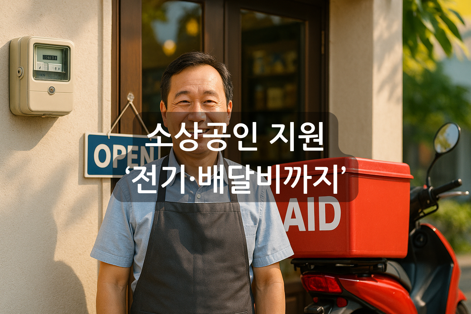 소상공인 지원 ‘전기·배달비까지’