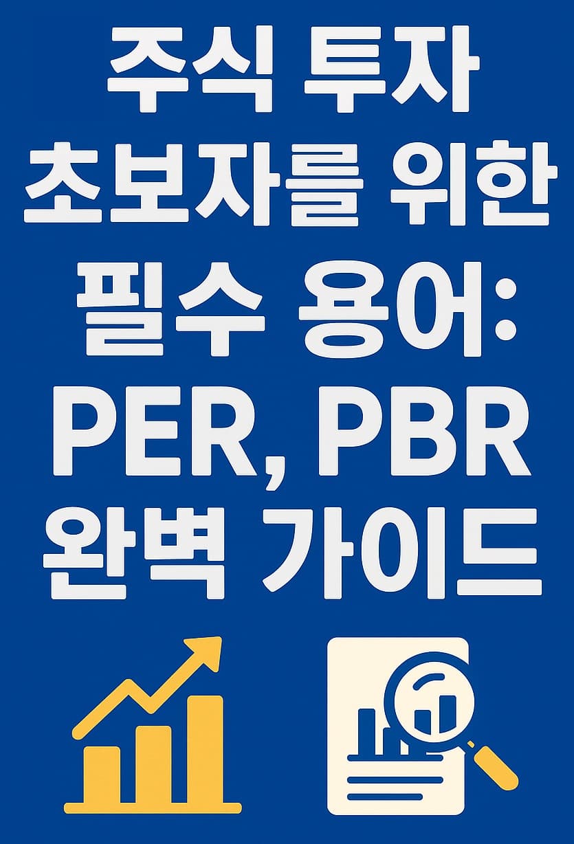 💡 주식 투자 초보자를 위한 필수 용어: PER, PBR 완벽 가이드