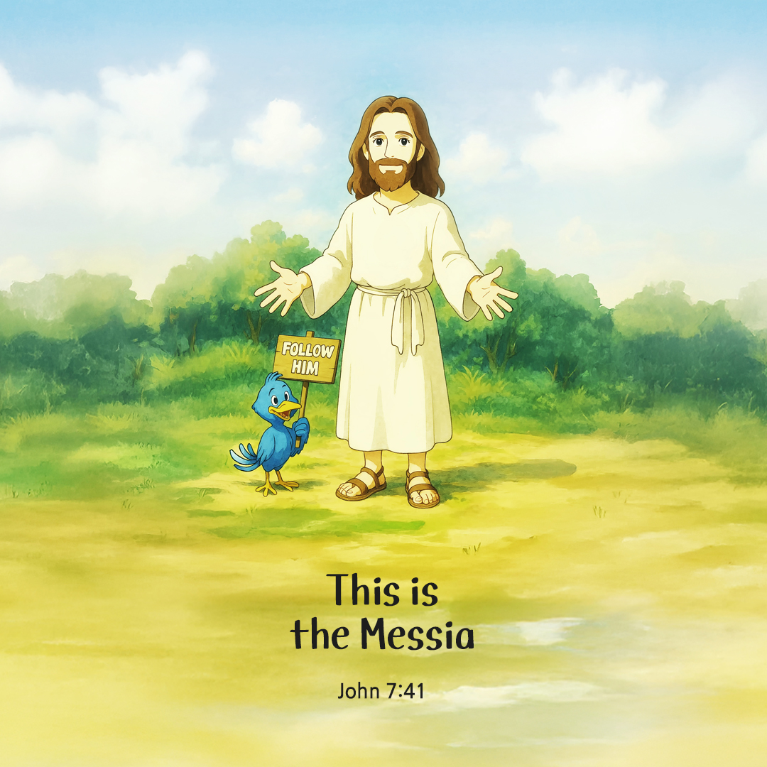 This is the Messiah. (John 7:41) by pieonane Daily Bible quote image