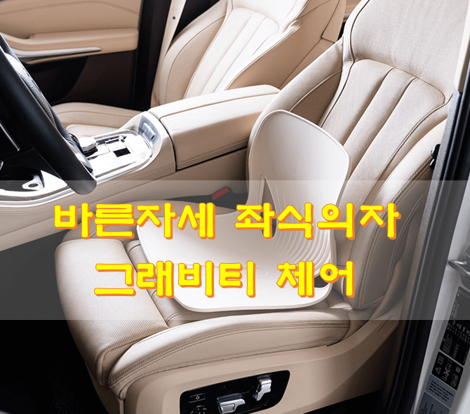 자동차에-자세교정-의자-사진
