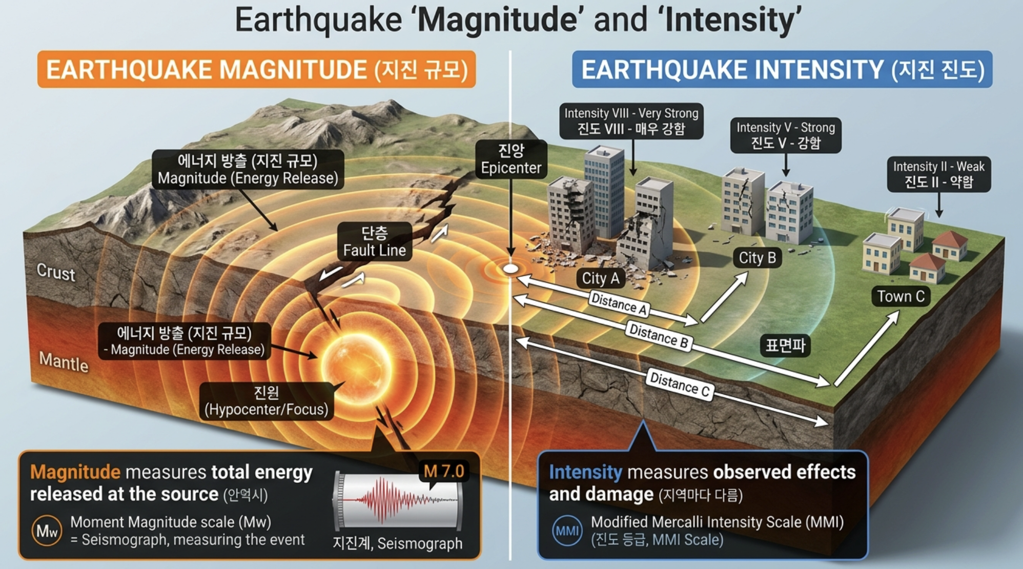 지진의 발생 원리와 규모, 진도: 흔들리는 지구의 에너지를 읽는 법