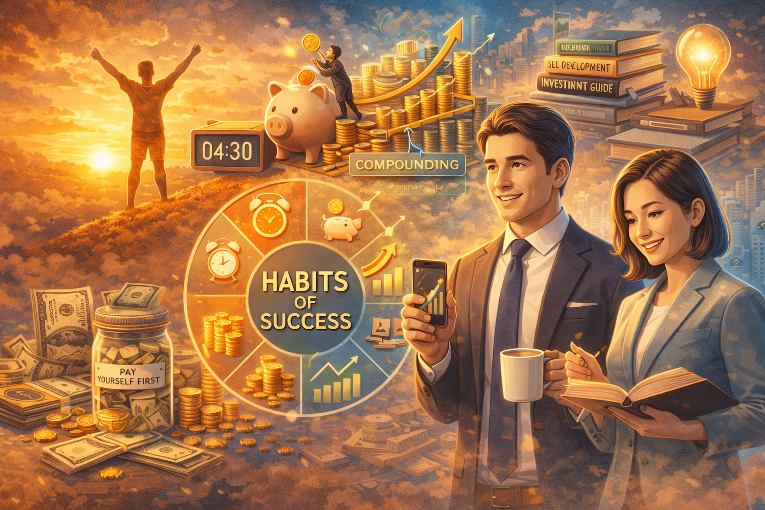 부자 습관 10가지 (새벽기상, 선저축, 감사일기)