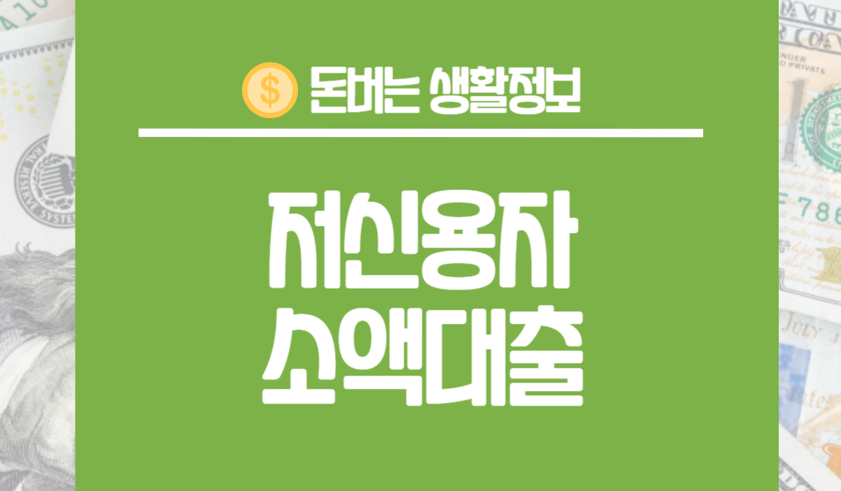 저신용자 소액대출