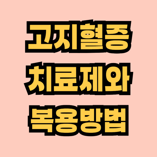 고지혈증 치료제