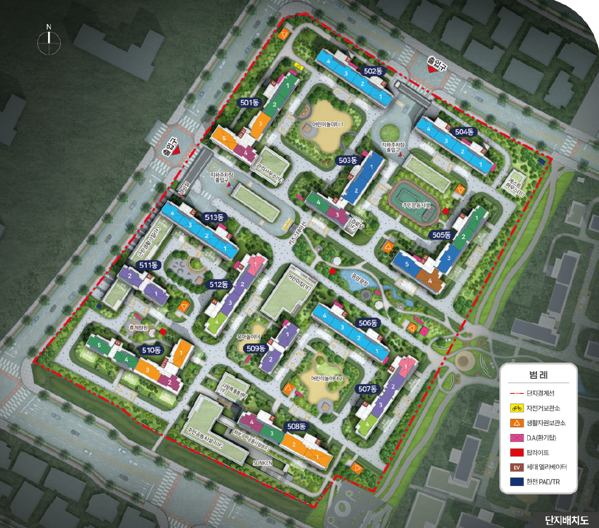 고양 창릉지구 S-5 단지배치도 사진
