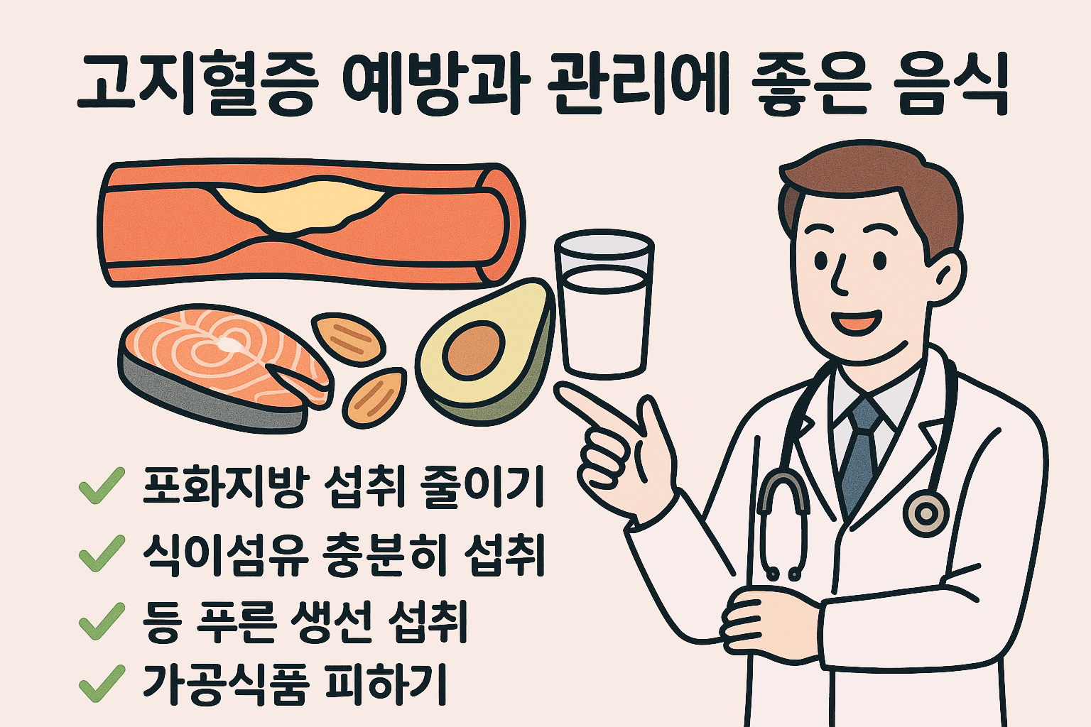 고지혈증 관리와 예방에 좋은 음식