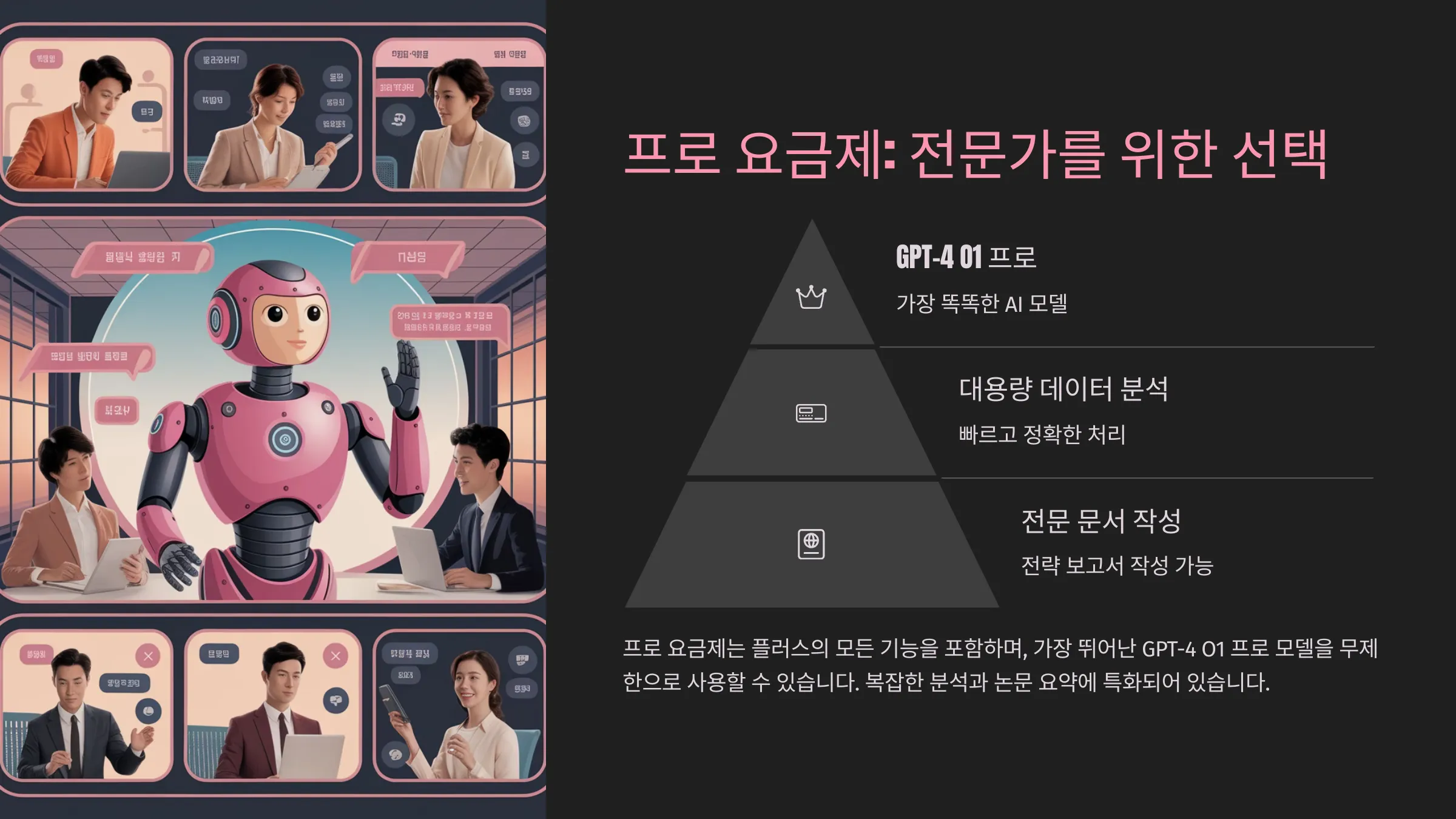 프로 요금제 기능 설명