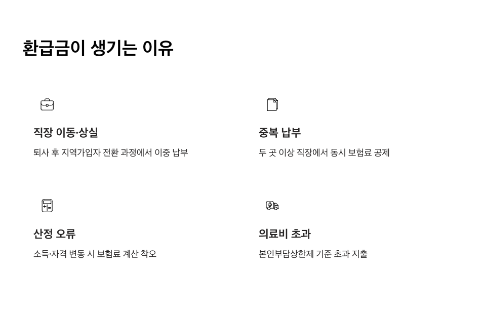 건강보험료 환급금 조회/신청 2분 해결