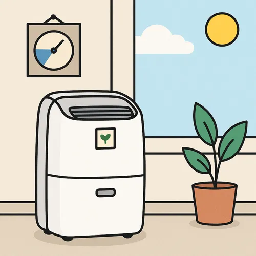 햇빛 들어오는 방 안 제습기