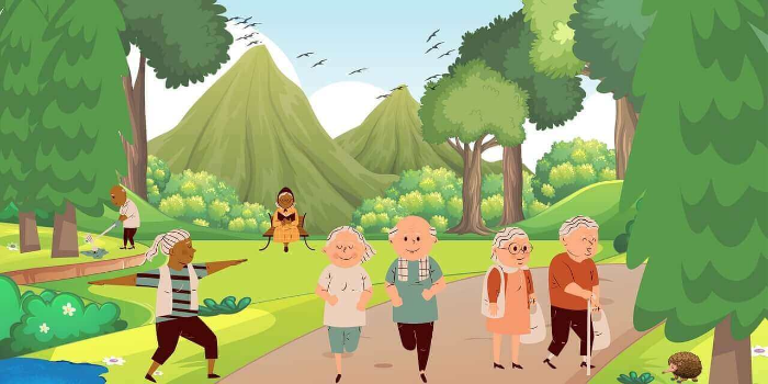 기초연금-받은-즐거운-노인-이미지