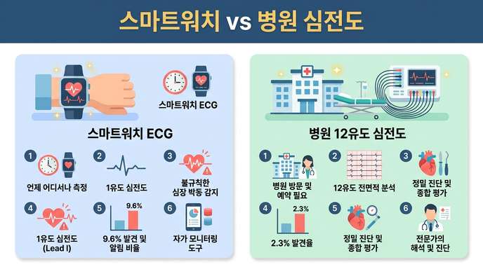 부정맥 감지 비교
