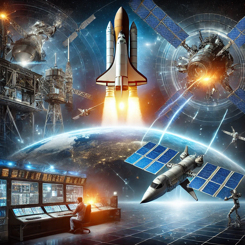 우주항공 산업 이미지