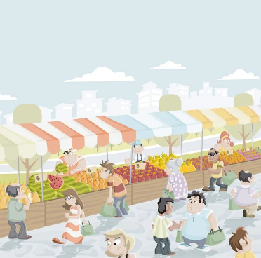 소도시의 밤을 밝히는 시장 야식 탐방기