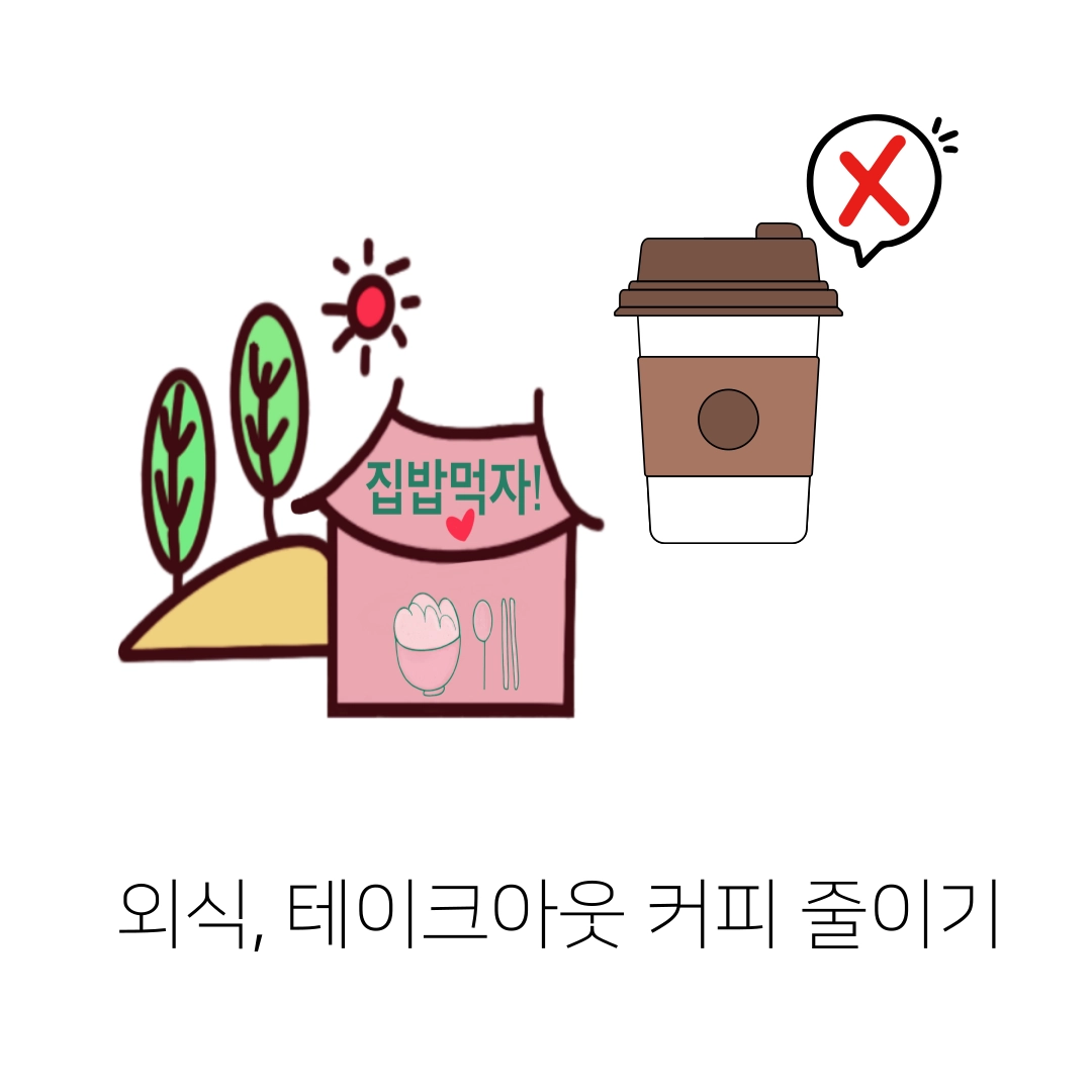 외식&#44;_ 테이크아웃_커피_줄이기