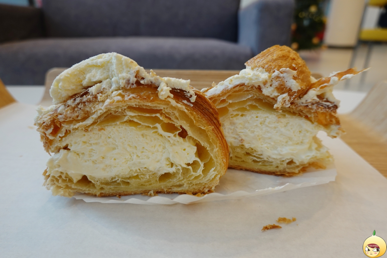 한라봉크루아상 단면