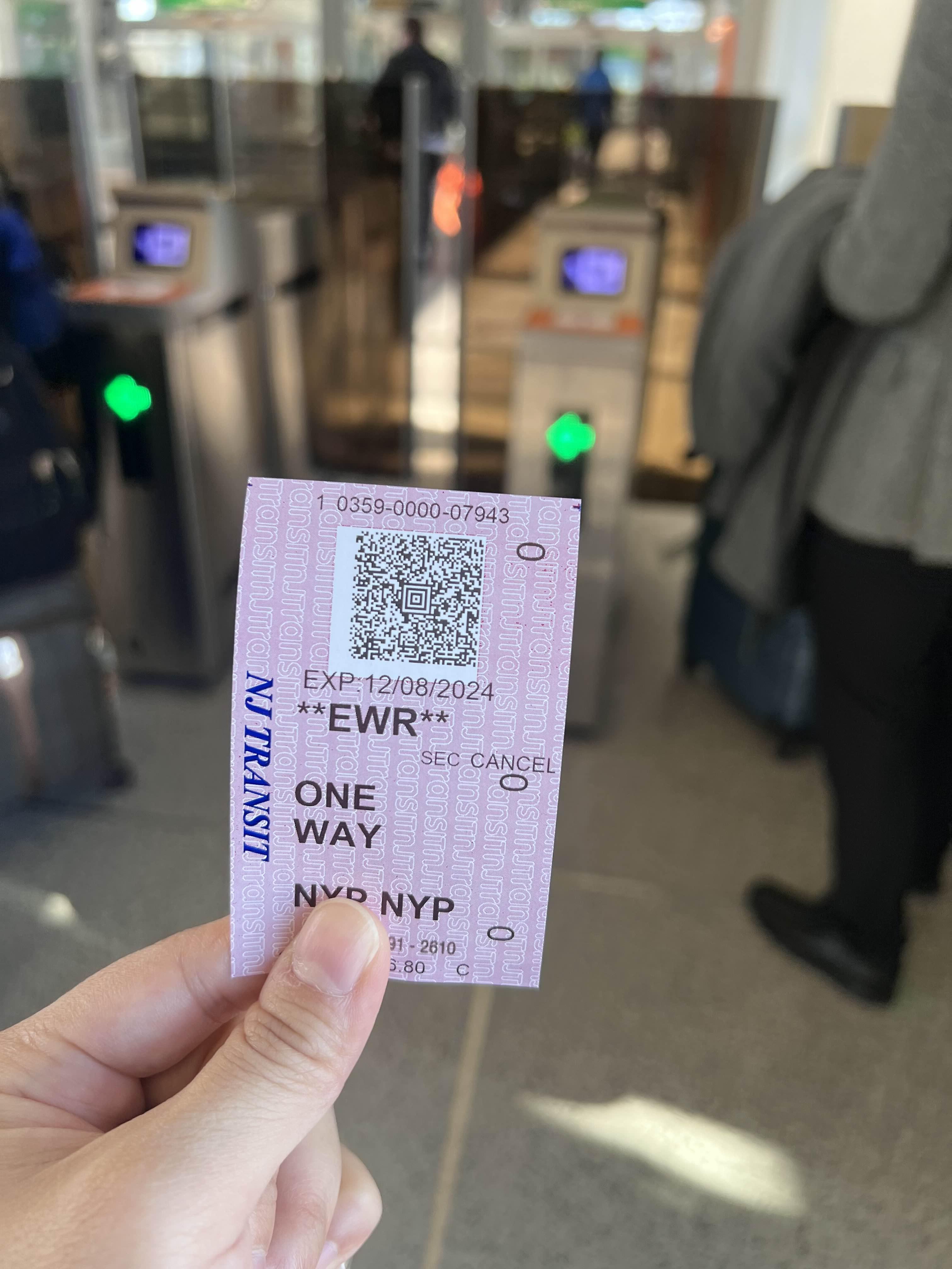 뉴욕 여행 공항 기차 티켓