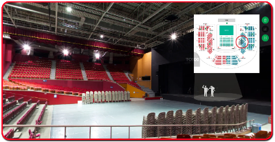 D2구역 쪽에서 무대를 바라본 모습-인터파크-멜론티-예스24