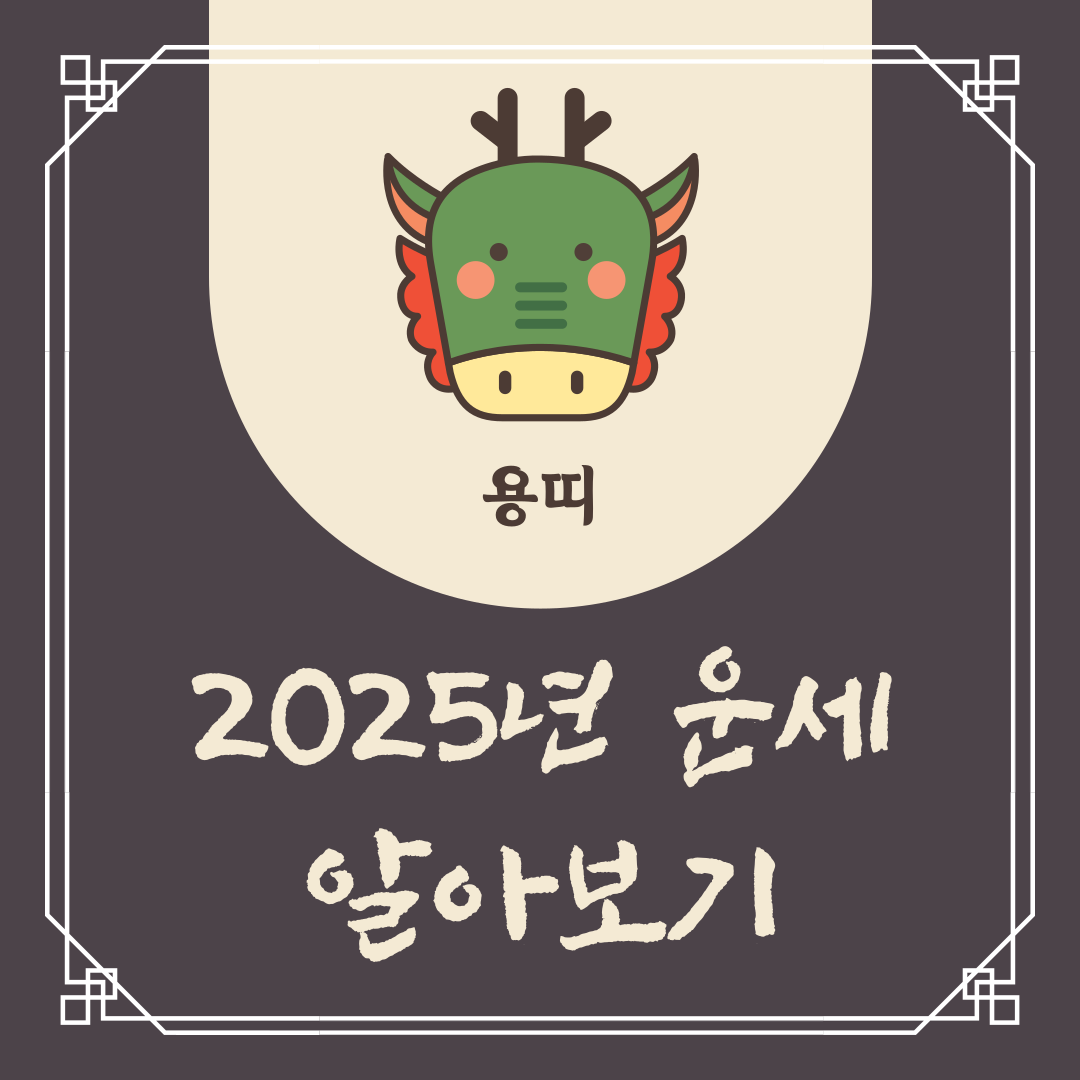 2025년 용띠 운세