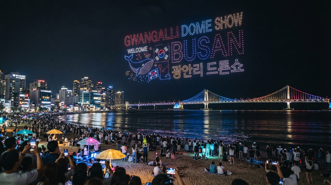 2026 광안리 드론쇼 완벽 가이드｜공연 시간&middot;명당&middot;주차&middot;관람 꿀팁 총정리