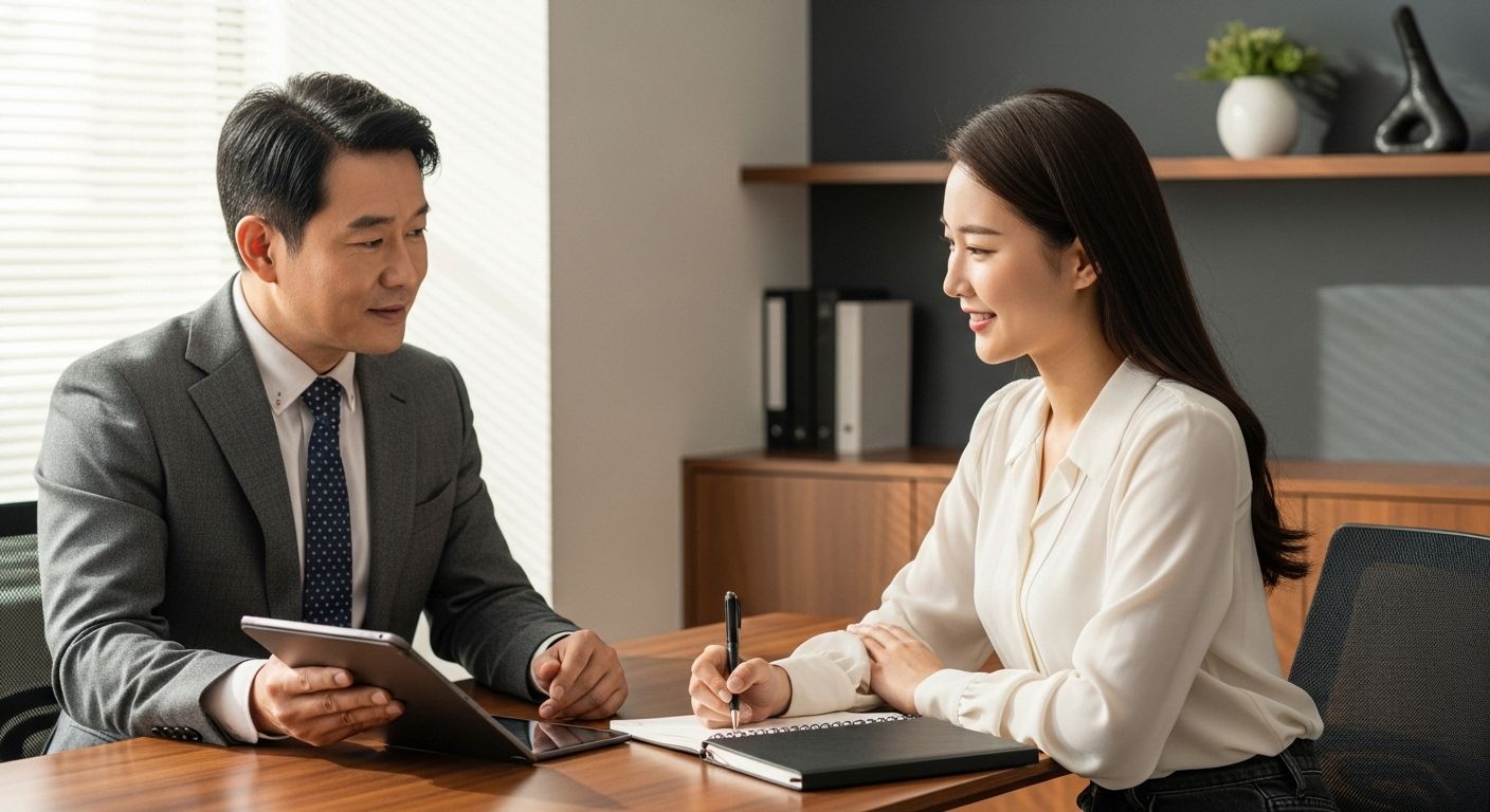 부동산 상담 현장 이미지