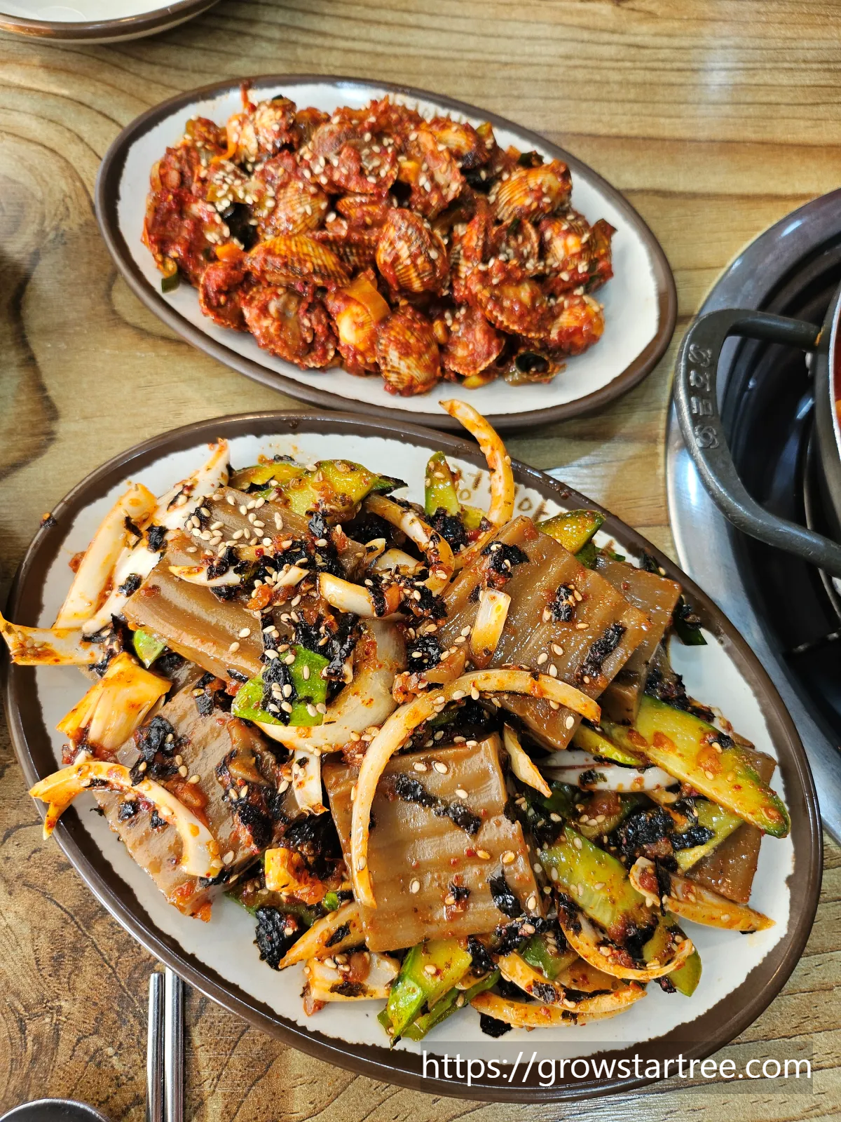 정정아식당 부평점 꼬막+도토리묵 세트