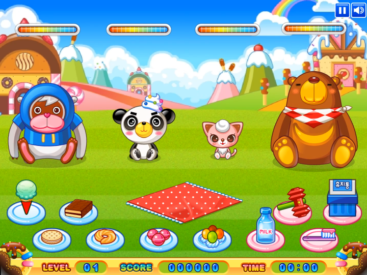 동물농장-타이쿤-플래시게임-시작-화면