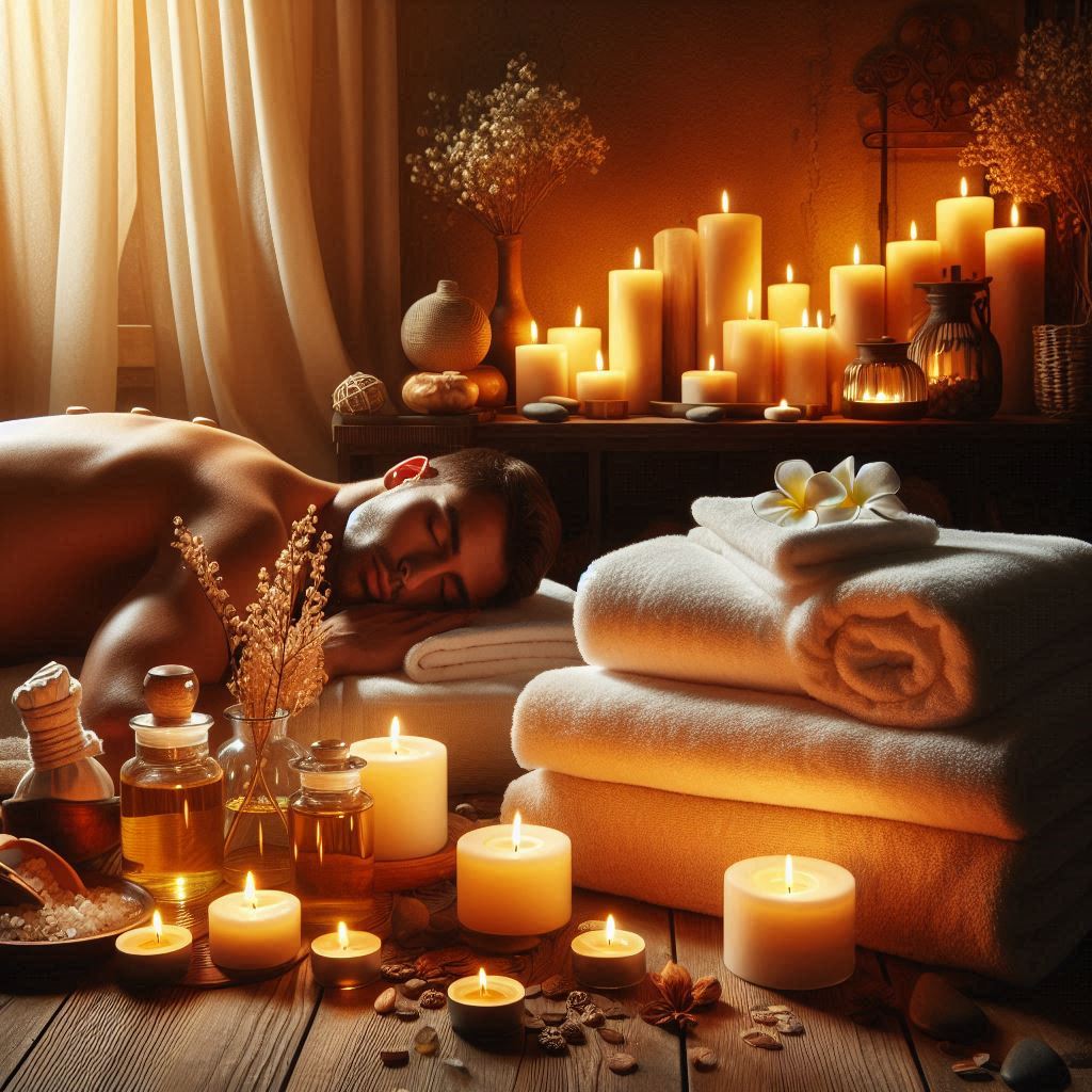 피부,체형관리 샵 배경