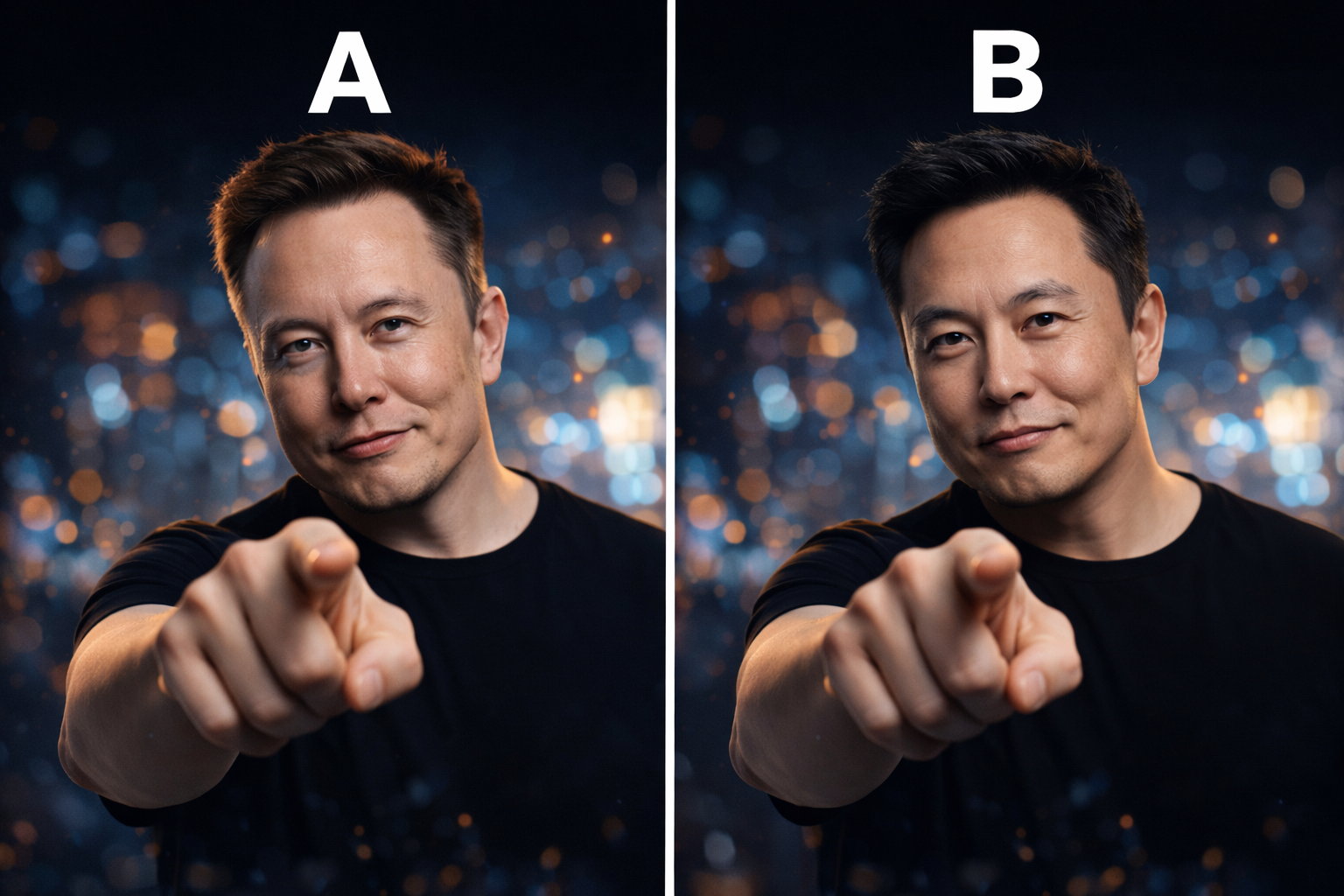 딥페이크로 인물을 바꿔본 사례