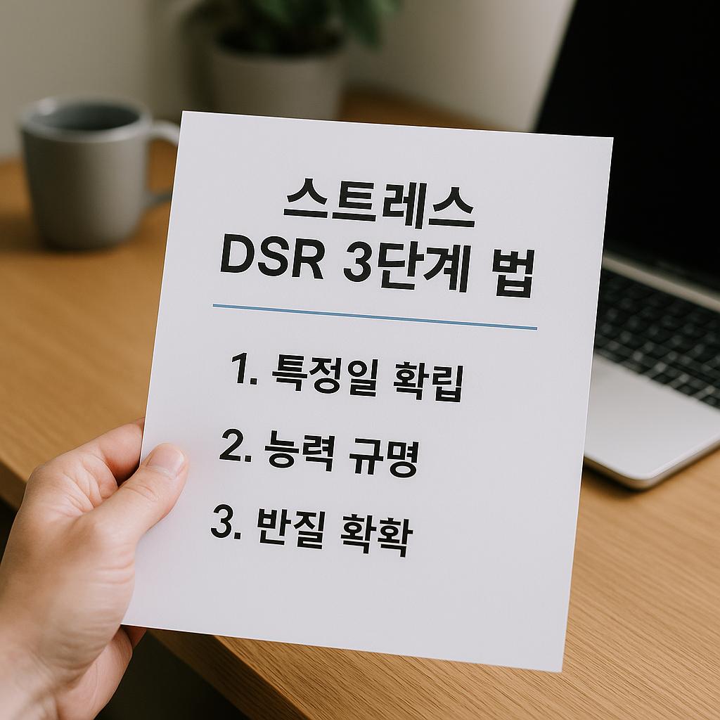 스트레스 dsr 3단계 법
