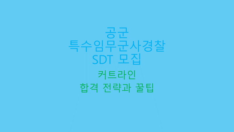 공군 특수임무군사경찰 SDT 썸네일