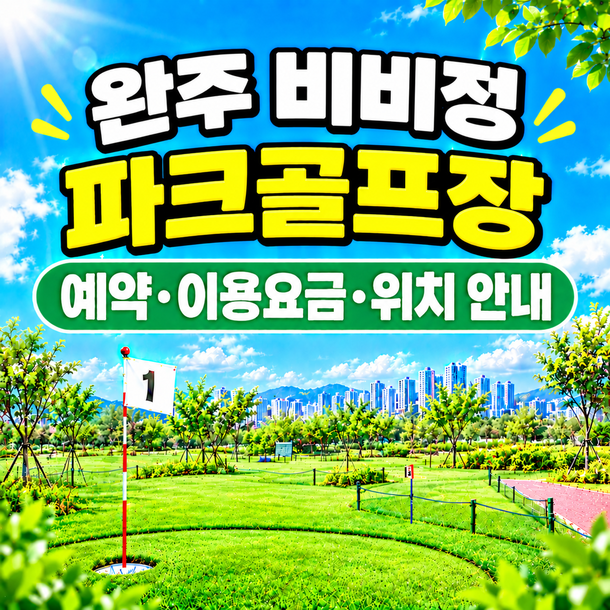 비비정 파크골프장 예약&middot;이용요금&middot;위치 안내 (전북 파크골프장 총정리)