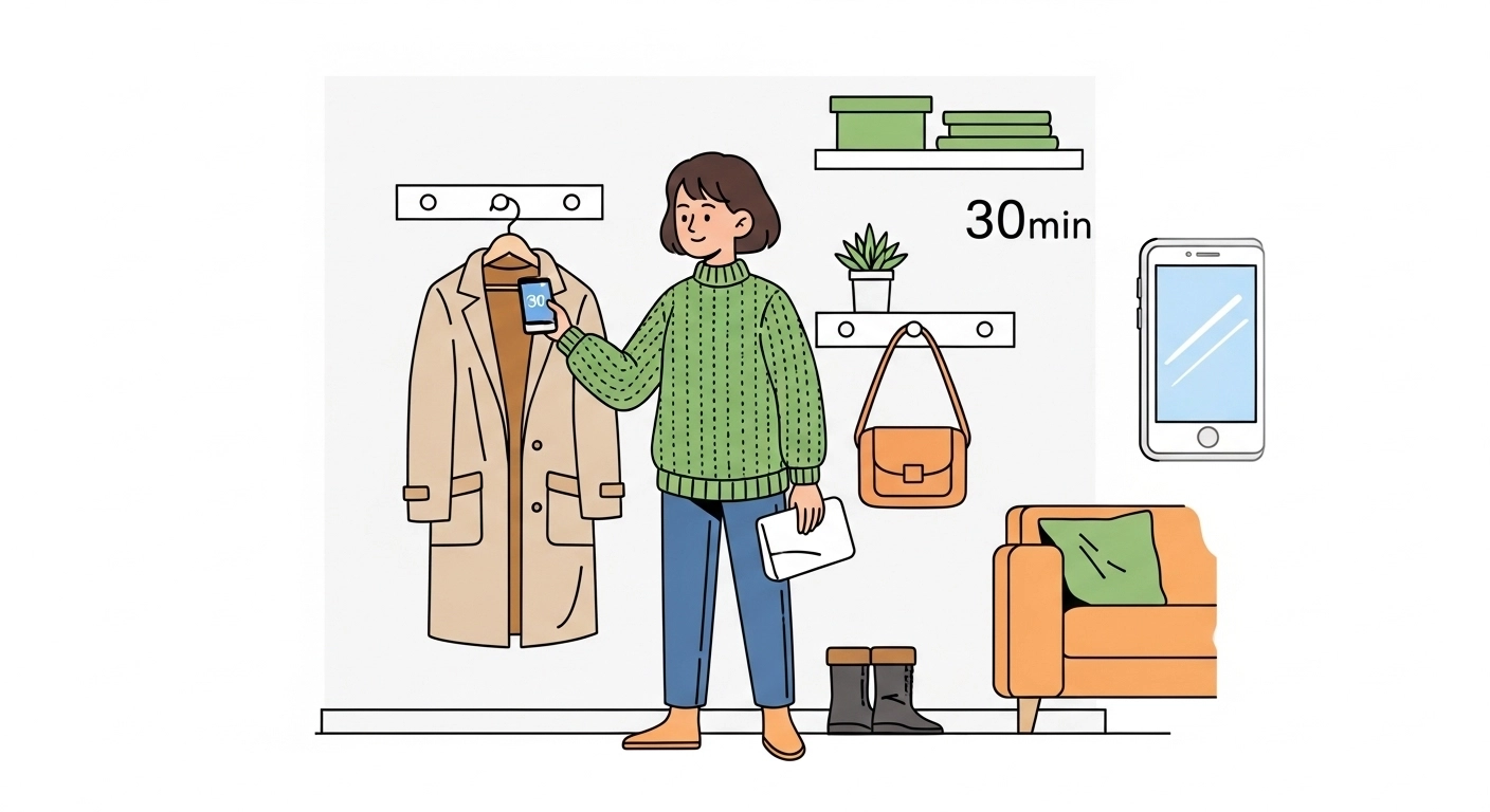 청소가 아닌 리셋, 1인 가구를 위한 퇴근 후 30분 공간 복구 시스템