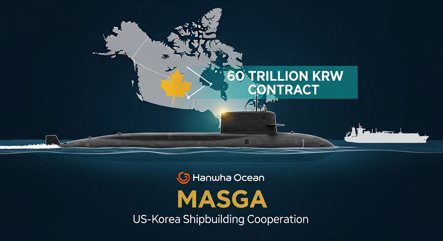 한화오션 캐나다 잠수함 수주전 인포그래픽