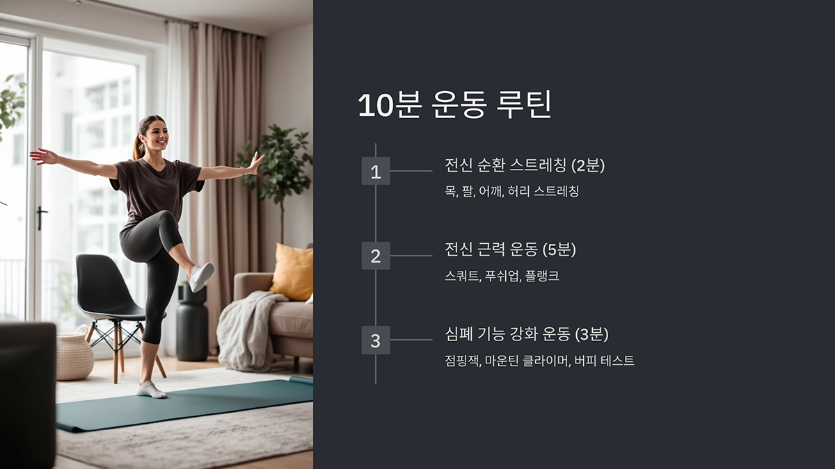 10분 운동 루틴