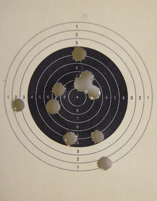 a ten-point standard for a shooting match