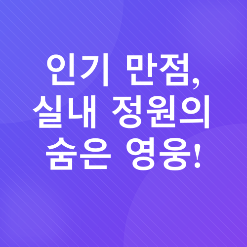 실내 공기 정화 식물_3