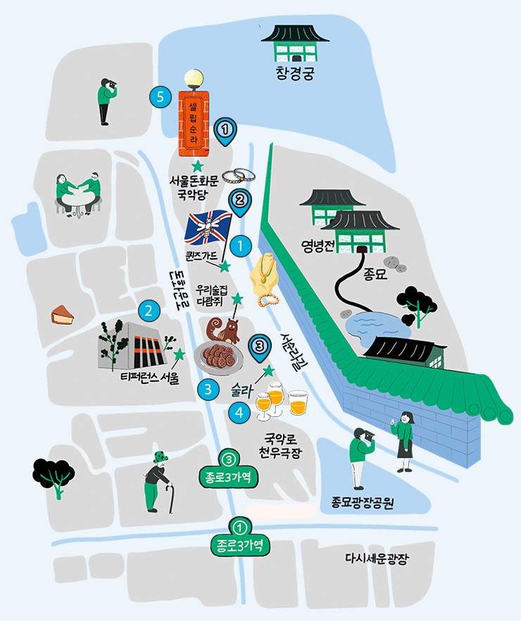 도심속 호젓한 종로 돌담길 서순라길: 인스타 '성지'