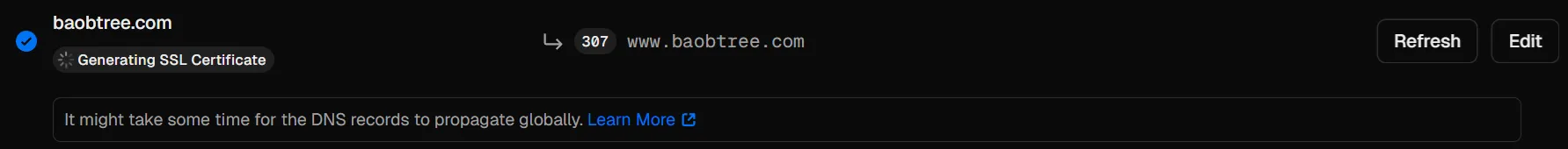 Vercel Import Git Repository GitHub Account Domain
