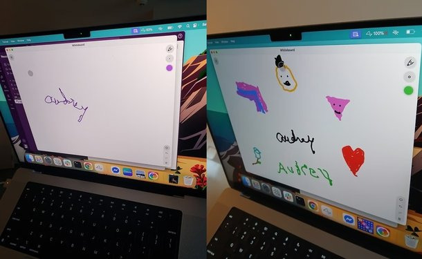 뉴럴 링크의 칩을 뇌에 이식한 후 오드리 크루즈가 컴퓨터로 그린 그림 [엑스(X)]