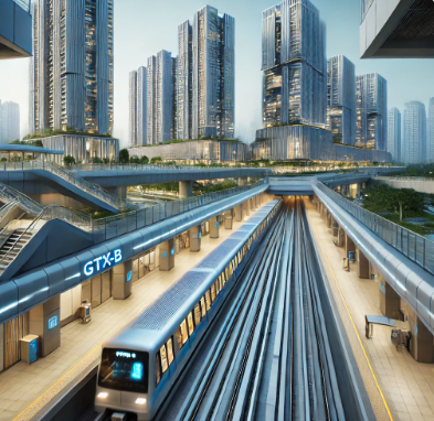 GTX-B와 부천아이파크 아파트 이미지