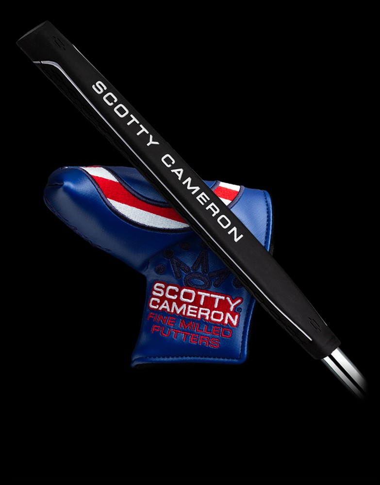 Select Flowback 5.5 Buttonback Tour Prototype 퍼터와 블루 USA Circle T 헤드커버