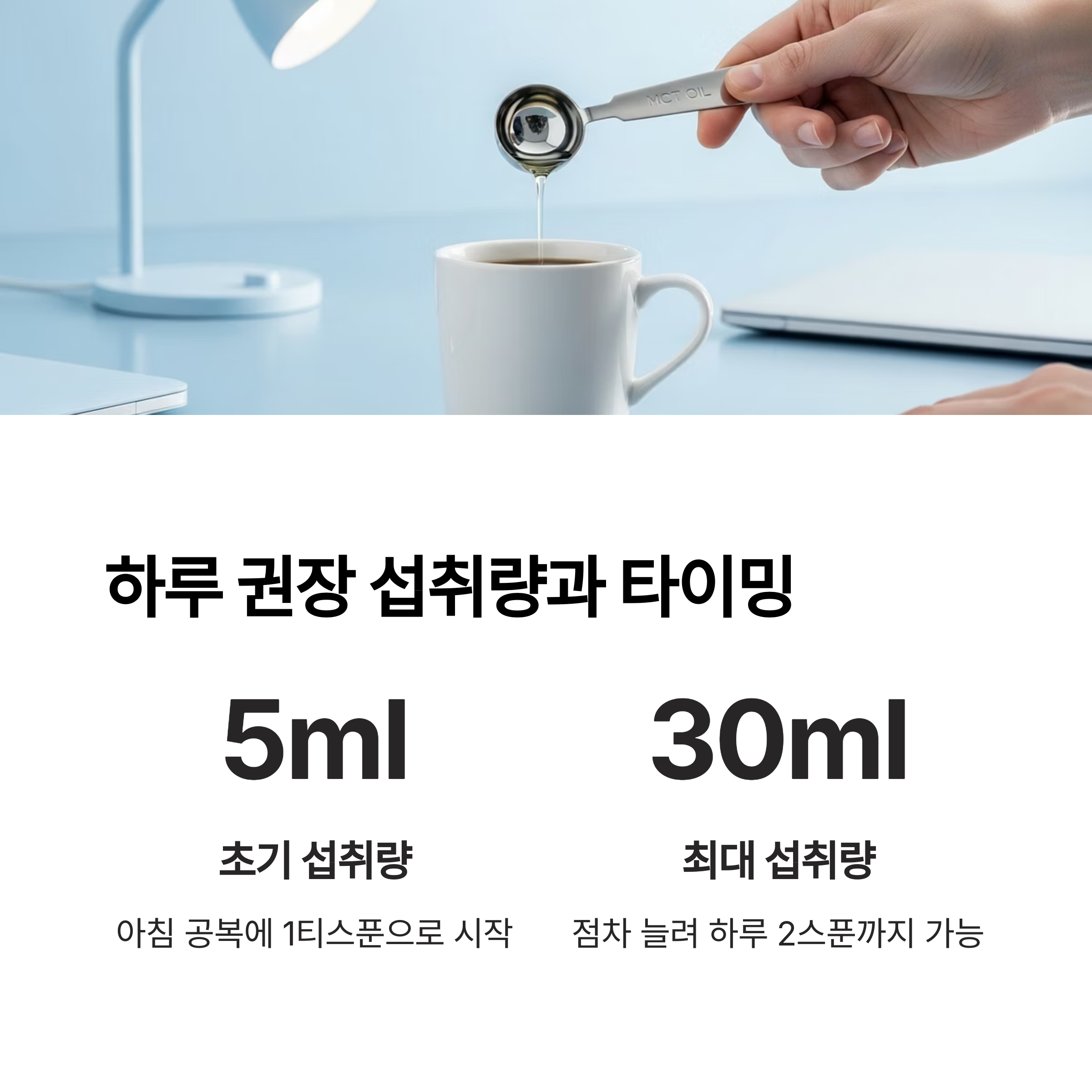하루 권장 섭취량과 타이밍