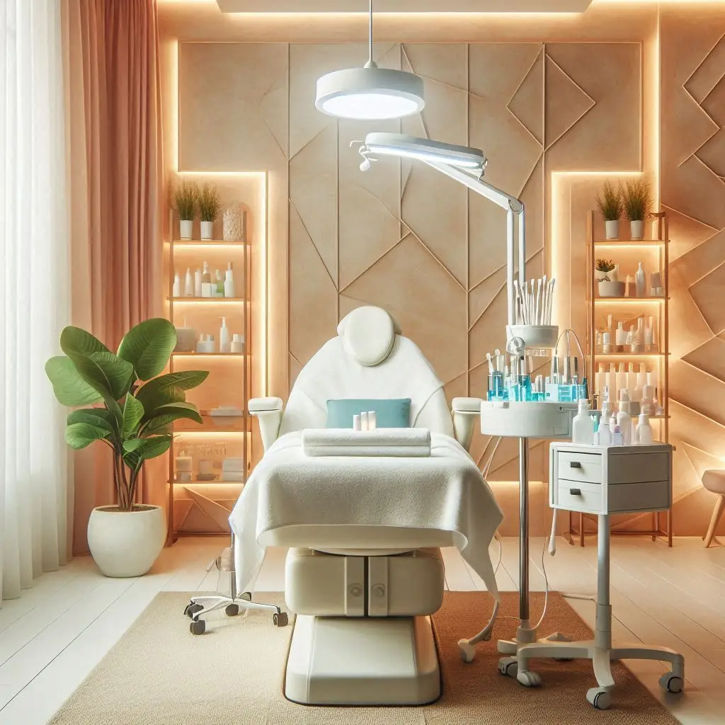 피부,체형관리 샵 배경