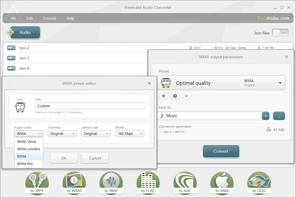 Freemake Audio Converter