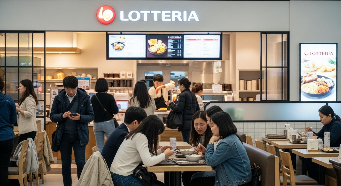 인천공항 롯데리아