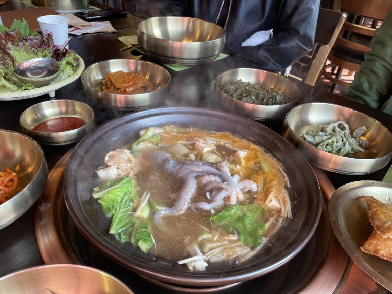 복가밥상 낙지