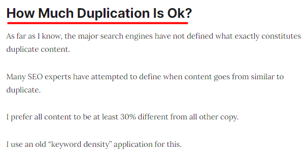 얼마나 많은 복사 글이 있어도 괜찮을까? 이미지