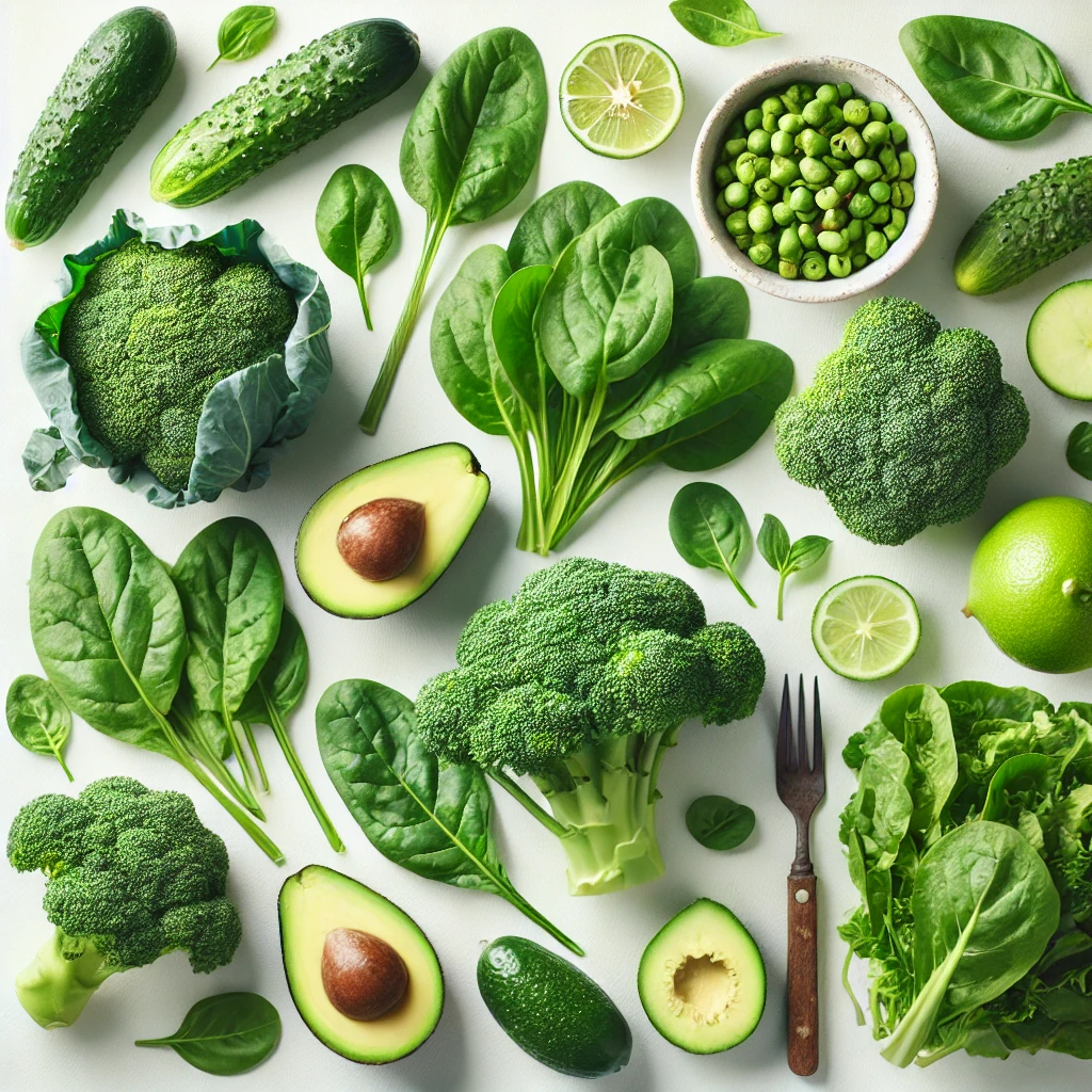 초록색 컬러푸드(디톡스, 체지방 감량, 피부 진정)